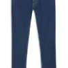 Blue skinny-fit jeans in stretch denim