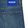 Blue skinny-fit jeans in stretch denim