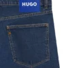 Blue skinny-fit jeans in stretch denim