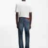 Blue slim-fit jeans in comfort-stretch denim