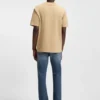 Blue slim-fit jeans in comfort-stretch denim