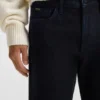 Blue slim-fit jeans in comfort-stretch denim