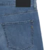 Blue slim-fit jeans in performance denim