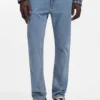 Blue slim-fit jeans in stretch denim