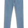 Blue slim-fit jeans in stretch denim