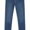 Blue slim-fit jeans in stretch denim