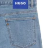 Blue slim-fit jeans in stretch denim