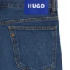 Blue slim-fit jeans in stretch denim
