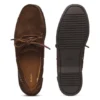 Boat shoes in mixed suede