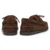 Boat shoes in mixed suede