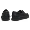Boat shoes in tumbled leather