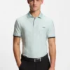 Bodymap-detail polo shirt with quick-dry performance