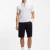Bodymapping-jersey slim-fit polo shirt with zip neck