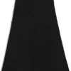 Boiled-wool skirt with A-line silhouette
