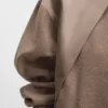 Bomber jacket in mixed fabrics
