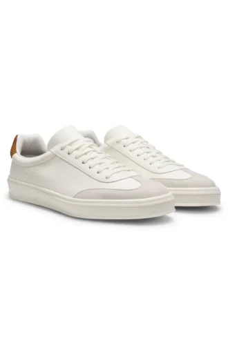 BOSS BY BECKHAM sneakers in leather and suede