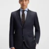 BOSS ONE – Regular-fit suit jacket in virgin-wool serge BOSS ONE – Regular-fit suit jacket in virgin-wool serge