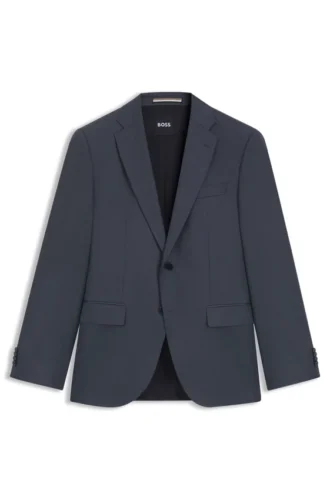 BOSS ONE – Regular-fit suit jacket in virgin-wool serge