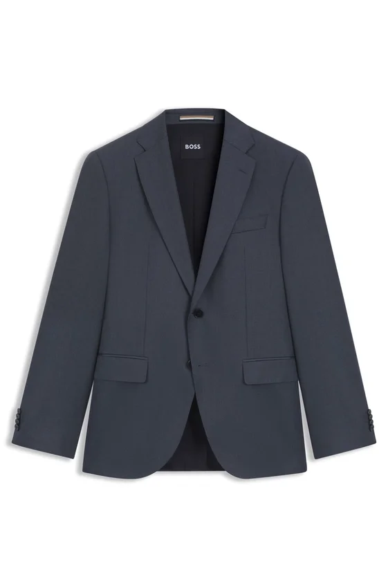 BOSS ONE – Regular-fit suit jacket in virgin-wool serge BOSS ONE – Regular-fit suit jacket in virgin-wool serge