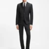 BOSS ONE – Regular-fit suit jacket in virgin-wool serge BOSS ONE – Regular-fit suit jacket in virgin-wool serge