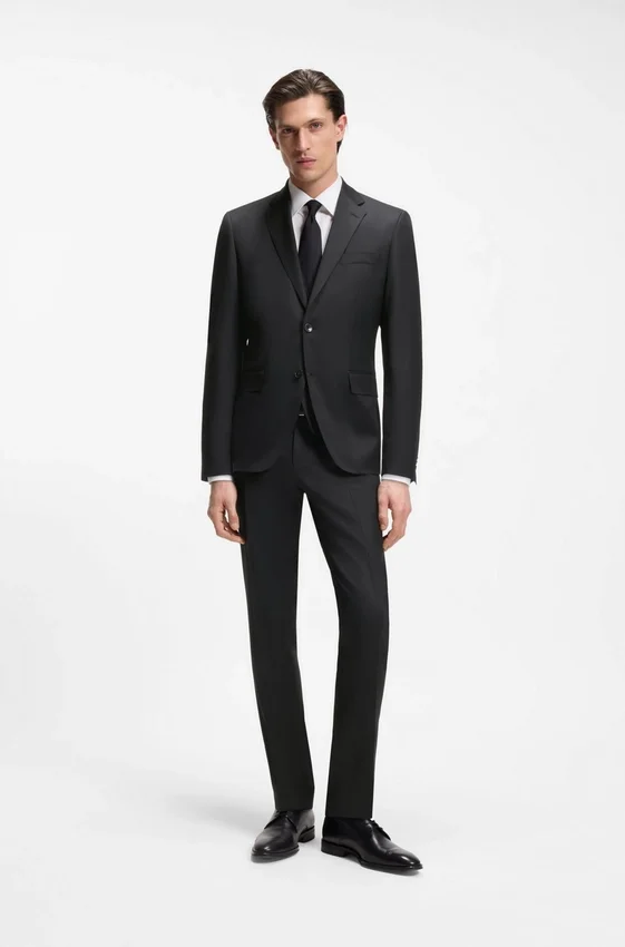 BOSS ONE – Regular-fit suit jacket in virgin-wool serge BOSS ONE – Regular-fit suit jacket in virgin-wool serge