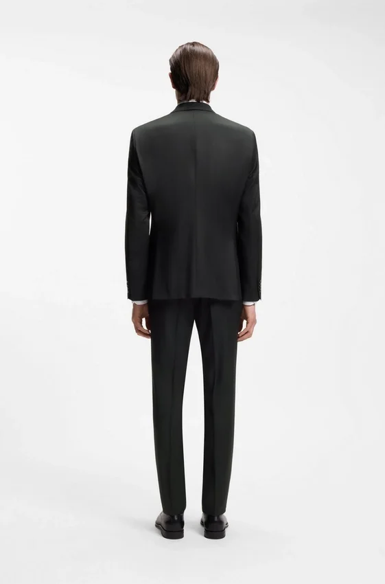 BOSS ONE – Regular-fit suit jacket in virgin-wool serge BOSS ONE – Regular-fit suit jacket in virgin-wool serge