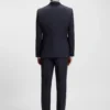 BOSS ONE – Regular-fit suit jacket in virgin-wool serge BOSS ONE – Regular-fit suit jacket in virgin-wool serge