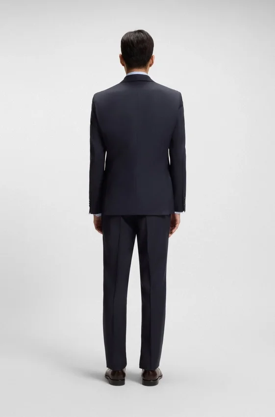 BOSS ONE – Regular-fit suit jacket in virgin-wool serge BOSS ONE – Regular-fit suit jacket in virgin-wool serge
