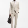 BOSS ONE – Slim-fit suit jacket in virgin wool serge BOSS ONE – Slim-fit suit jacket in virgin wool serge