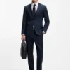 BOSS ONE – Slim-fit suit jacket in virgin wool serge