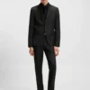 BOSS ONE – Slim-fit suit jacket in virgin wool serge