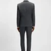 BOSS ONE – Slim-fit suit jacket in virgin wool serge BOSS ONE – Slim-fit suit jacket in virgin wool serge