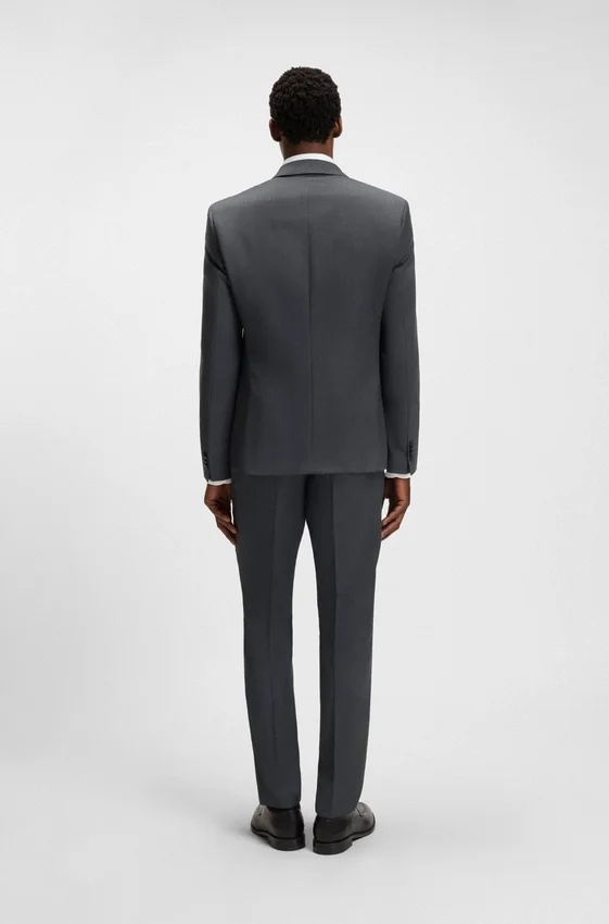BOSS ONE – Slim-fit suit jacket in virgin wool serge BOSS ONE – Slim-fit suit jacket in virgin wool serge