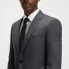 BOSS ONE – Slim-fit suit jacket in virgin wool serge BOSS ONE – Slim-fit suit jacket in virgin wool serge