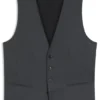 BOSS ONE – Slim-fit vest in virgin-wool serge