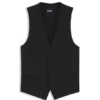 BOSS ONE – Slim-fit vest in virgin-wool serge
