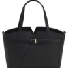 BOSS Revers small leather tote bag with belt detail
