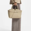 BOSS Revers small leather tote bag with belt detail