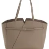 BOSS REVERS tote bag in leather with belt detail