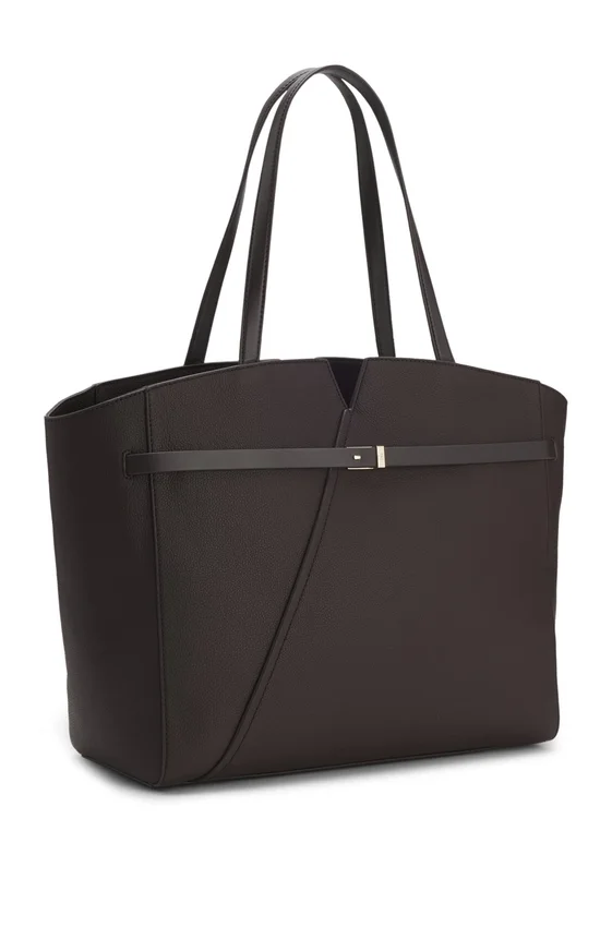 BOSS REVERS tote bag in leather with belt detail BOSS REVERS tote bag in leather with belt detail