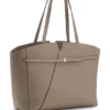 BOSS REVERS tote bag in leather with belt detail