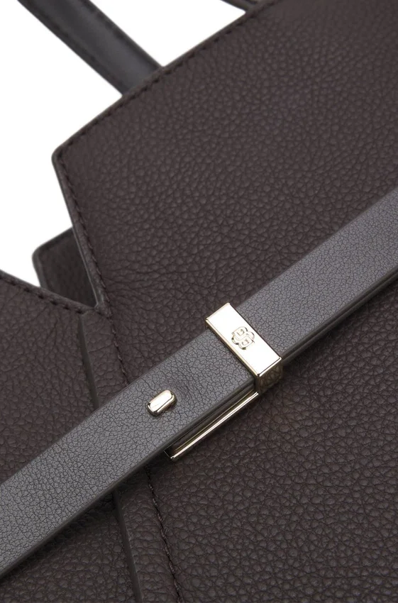 BOSS REVERS tote bag in leather with belt detail BOSS REVERS tote bag in leather with belt detail