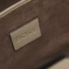 BOSS REVERS tote bag in leather with belt detail