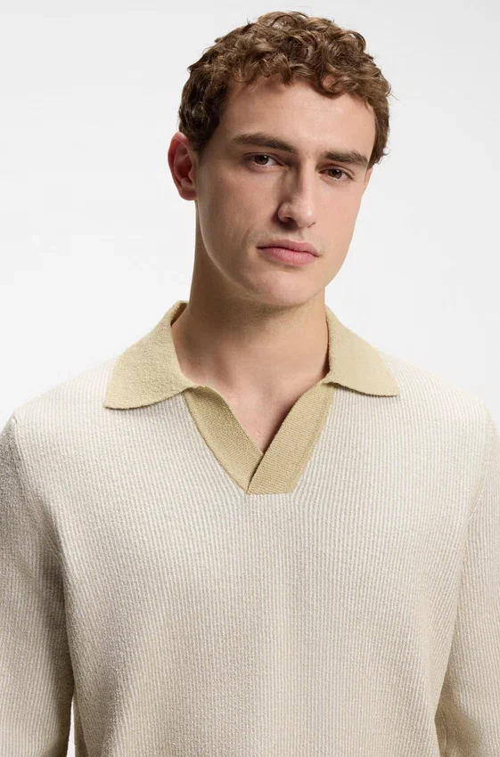 BOSS Selected by Shohei Ohtani cotton-blend sweater BOSS Selected by Shohei Ohtani cotton-blend sweater