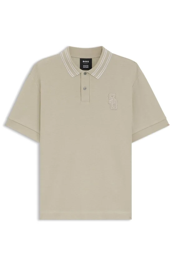 BOSS Selected by Shohei Ohtani relaxed-fit polo shirt BOSS Selected by Shohei Ohtani relaxed-fit polo shirt