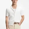 BOSS Selected by Shohei Ohtani shirt in structured cotton BOSS Selected by Shohei Ohtani shirt in structured cotton