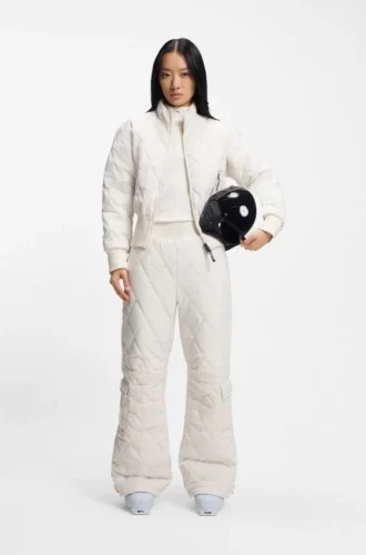 BOSS Ski quilted water-repellent trousers