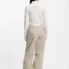 BOSS Ski water-repellent trousers with herringbone weave