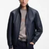 BOSS x ASTON MARTIN belt in nubuck leather with webbing BOSS x ASTON MARTIN belt in nubuck leather with webbing