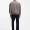 BOSS x ASTON MARTIN bomber jacket in water-repellent twill BOSS x ASTON MARTIN bomber jacket in water-repellent twill